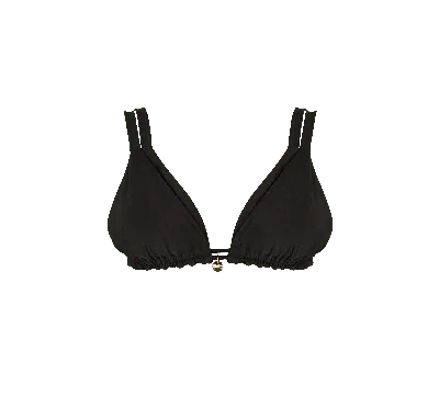 Bélmuso Swimwear Women's Black Concha Bikini Top