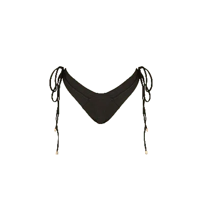 Bélmuso Swimwear Women's Black Perla Bikini Bottom