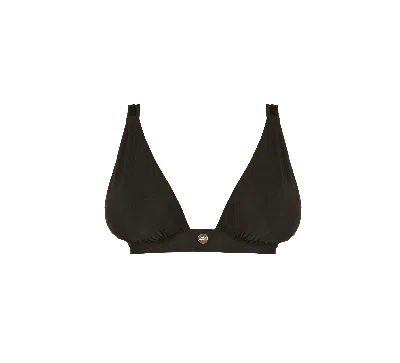 Bélmuso Swimwear Women's Black / White Perla Bikini Top
