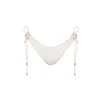 Bélmuso Swimwear Women's White Concha Bikini Bottom