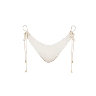 Bélmuso Swimwear Women's White Concha Bikini Bottom