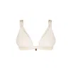 Bélmuso Swimwear Women's White Concha Bikini Top