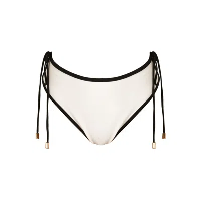 Bélmuso Swimwear Women's White Duna Bikini Bottom