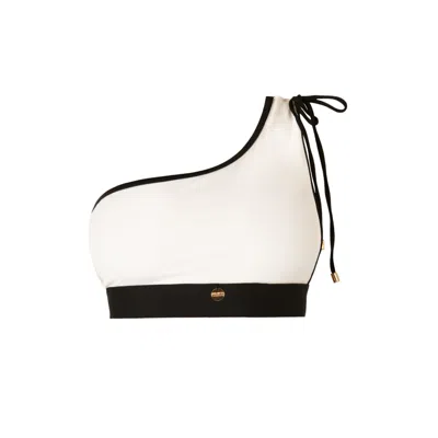 Bélmuso Swimwear Women's White Duna Bikini Top
