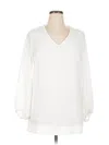 Belongsci 3/4 Sleeve Blouse In White