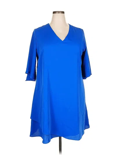 Pre-owned Belongsci Casual Dress In Blue