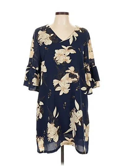 Pre-owned Belongsci Casual Dress In Blue