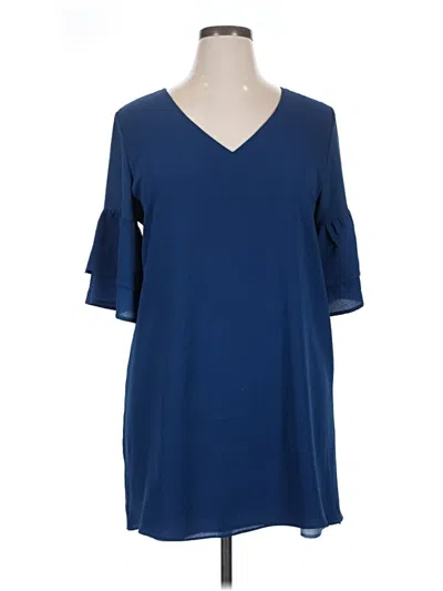 Pre-owned Belongsci Casual Dress In Blue