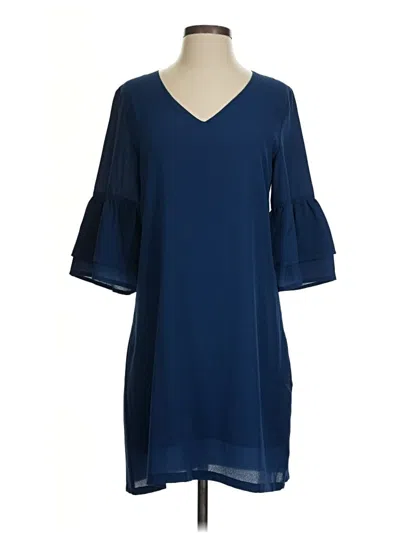 Pre-owned Belongsci Casual Dress In Blue