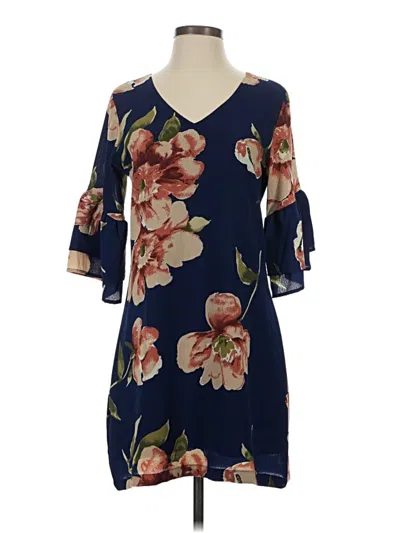 Pre-owned Belongsci Casual Dress In Blue