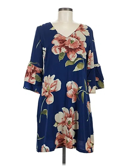 Pre-owned Belongsci Casual Dress In Blue