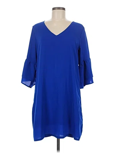 Pre-owned Belongsci Casual Dress In Blue