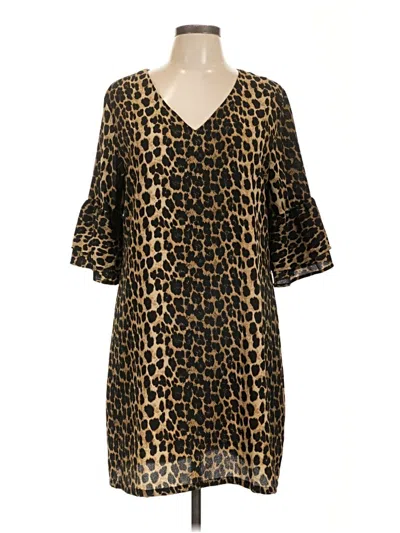 Pre-owned Belongsci Casual Dress In Brown