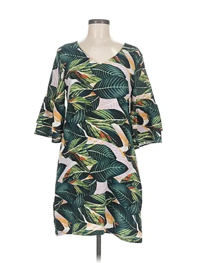 Pre-owned Belongsci Casual Dress In Green