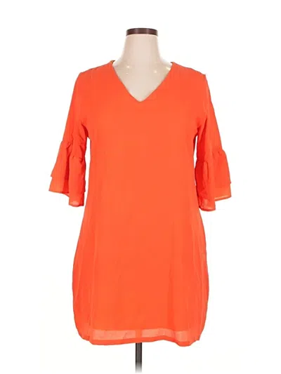 Pre-owned Belongsci Casual Dress In Orange