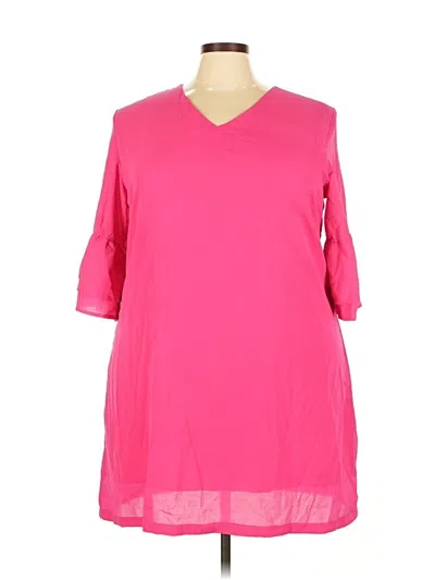 Pre-owned Belongsci Casual Dress In Pink