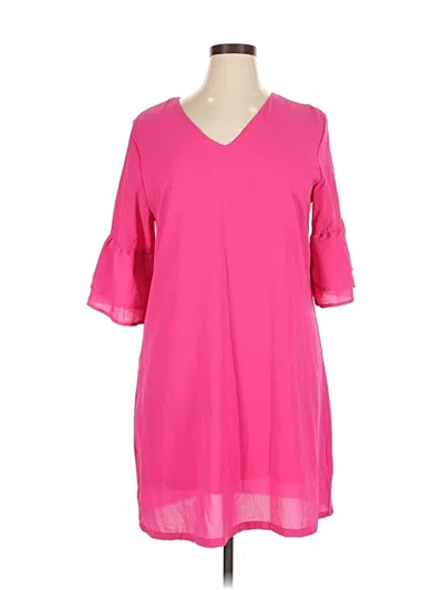 Pre-owned Belongsci Casual Dress In Pink
