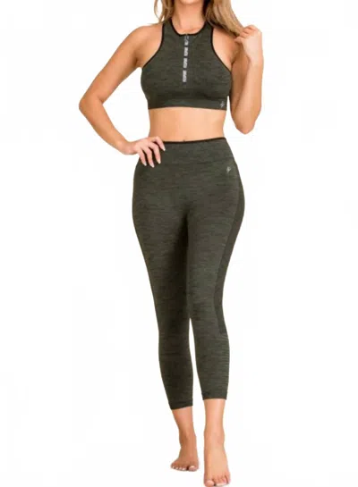 #beloved Women's Belle Vous Active Set In Olive In Green