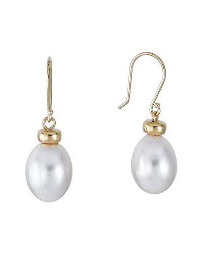 Belpearl 14k 10mm Pearl Earrings In Gold