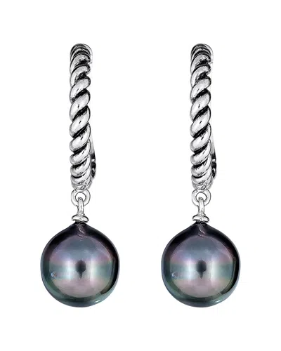 Belpearl Silver 10mm Pearl Earrings In Multi