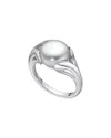 Belpearl Silver 11-10.5mm Pearl Ring