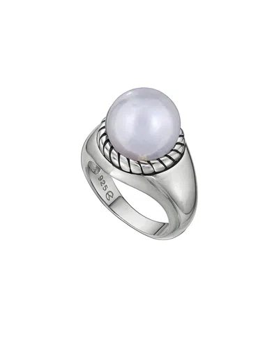 Belpearl Silver 11-10mm Pearl Ring