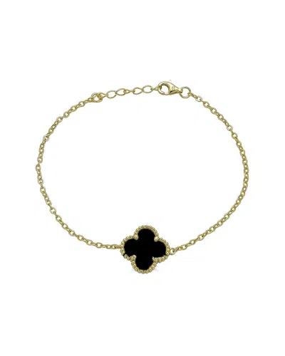 Belpearl Silver 14mm Bracelet In Black