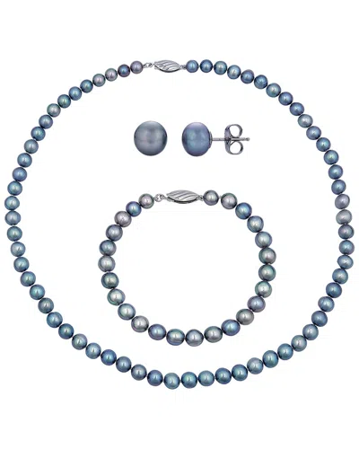 BELPEARL BELPEARL SILVER 7MM PEARL NECKLACE