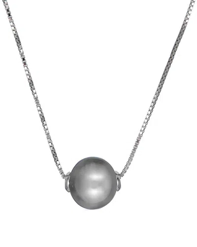 Belpearl Silver 9-10mm Pearl Pendant Necklace