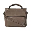 Belsac Women's Grey Kathleen Taupe Leather Crossbody/handbag In Gray