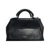 Belsac Women's Grey Rachel Black Leather Crossbody In Gray
