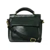 Belsac Women's Kathleen Green Leather Crossbody/handbag In Green