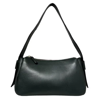 Belsac Women's Palina Green Leather Shoulder