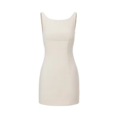 Belsize25 Women's Oto Series – Office To Off-duty Mini Dress In White