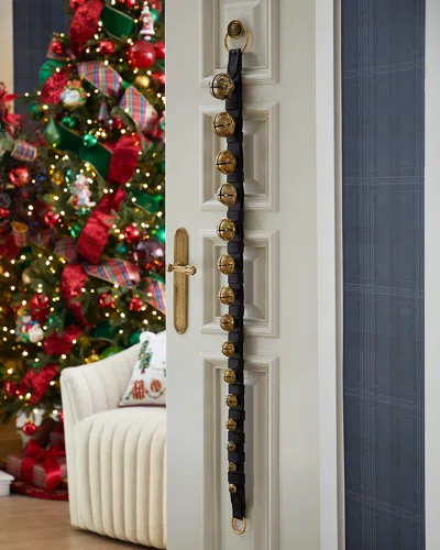 Belsnickel 15 Graduated Brass Bells In Black