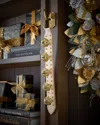 Belsnickel Enterprises 5 Solid Studded Brass Bells In Ivory