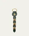Belsnickel Enterprises Double Pine Tree Charm In Dark Green