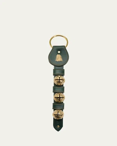 Belsnickel Enterprises Double Pine Tree Charm In Dark Green