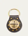 Belsnickel Enterprises Studded Brass Bell, Black In Black
