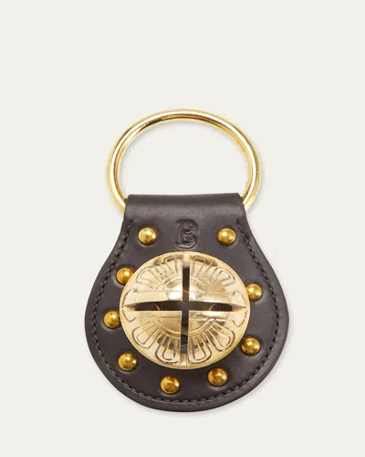 Belsnickel Enterprises Studded Brass Bell, Black