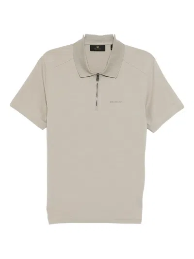 Belstaff Alloy Polo Shirt In Gray