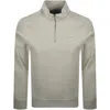 Belstaff Alloy Quarter Zip Sweatshirt Grey In Gray