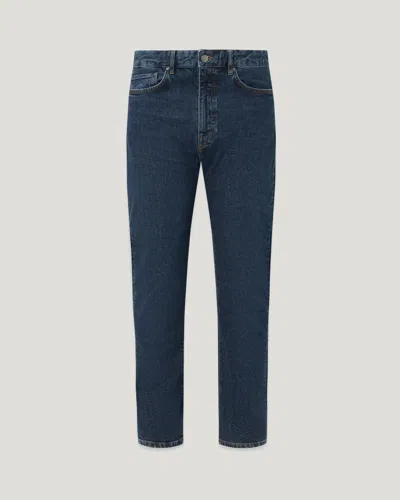 Belstaff B69 Jean Washed Stretch Denim Indigo Size W35l32 In Blue