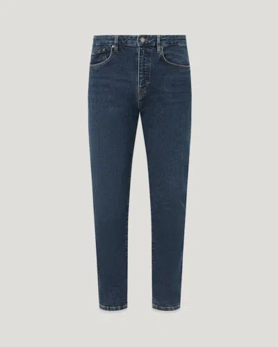 Belstaff B81 Jean Washed Stretch Denim Indigo Size W38l32 In Blue
