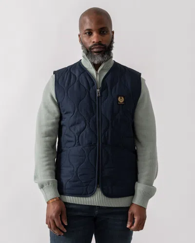 Belstaff Base Mens Gilet In Blue