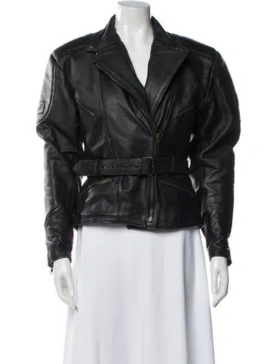 Pre-owned Belstaff Biker Jacket In Black