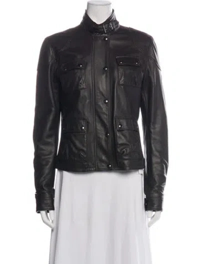 Pre-owned Belstaff Biker Jacket In Black