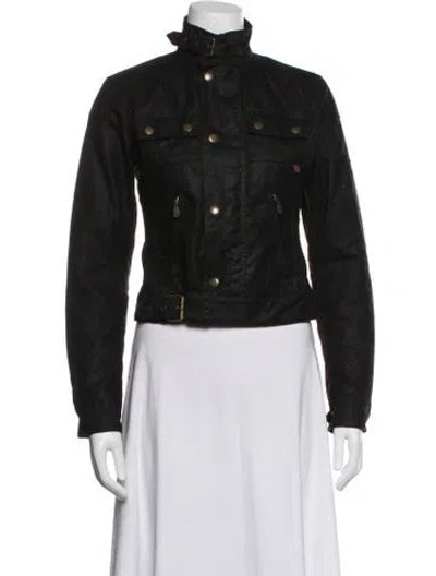 Pre-owned Belstaff Biker Jacket In Black