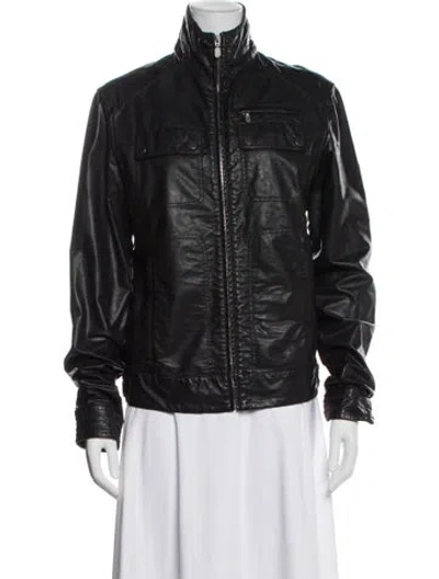Pre-owned Belstaff Biker Jacket In Black