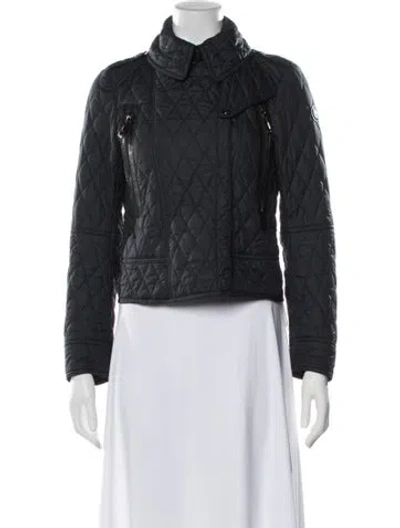 Pre-owned Belstaff Biker Jacket In Blue